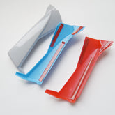 CYAuto Colorful Front Grille Insert Trims for Hyundai Tucson 2022 2023 2024 (Silver-Blue-Red)